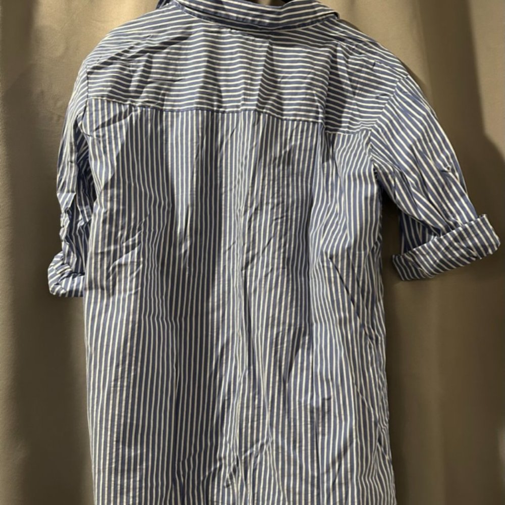 Oversized Striped Button Down - Picture 2 of 2